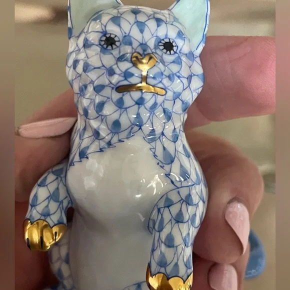 Herend Standing Cat - Picture 6 of 6